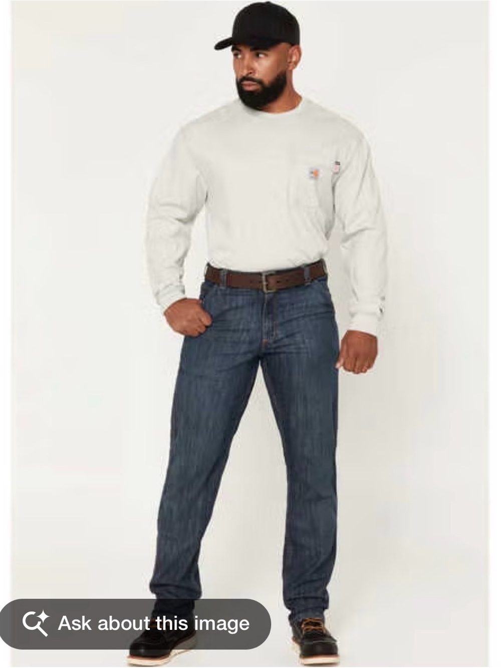 BNWT Carhartt Men’s Relaxed Jeans - Dark Blue